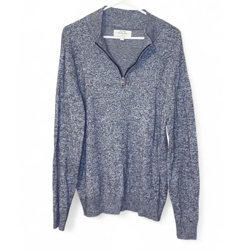 NWOT cashmere quarter zip sweater
